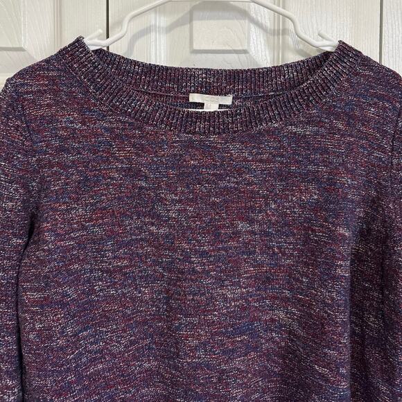 Cos 100% Cotton Colorful Spacedye Sweater Small - Picture 3 of 7